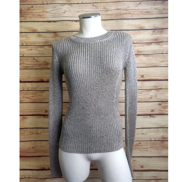 Theory Gildi Zebra Gold Sweater - Picture 1 of 9